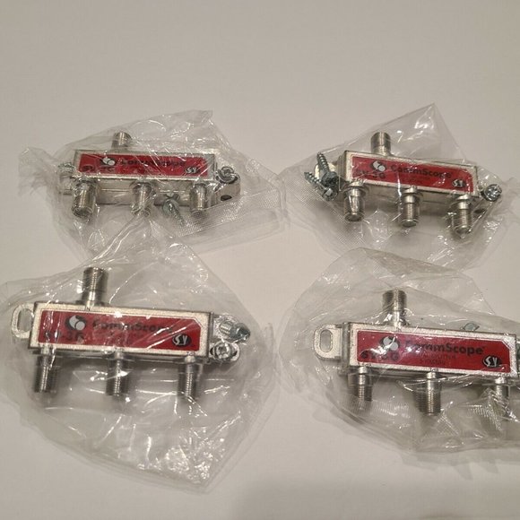 COMMSCOPE 3 WAY COAX RG6 SPLITTER. LOT 10 PC - Picture 2 of 2